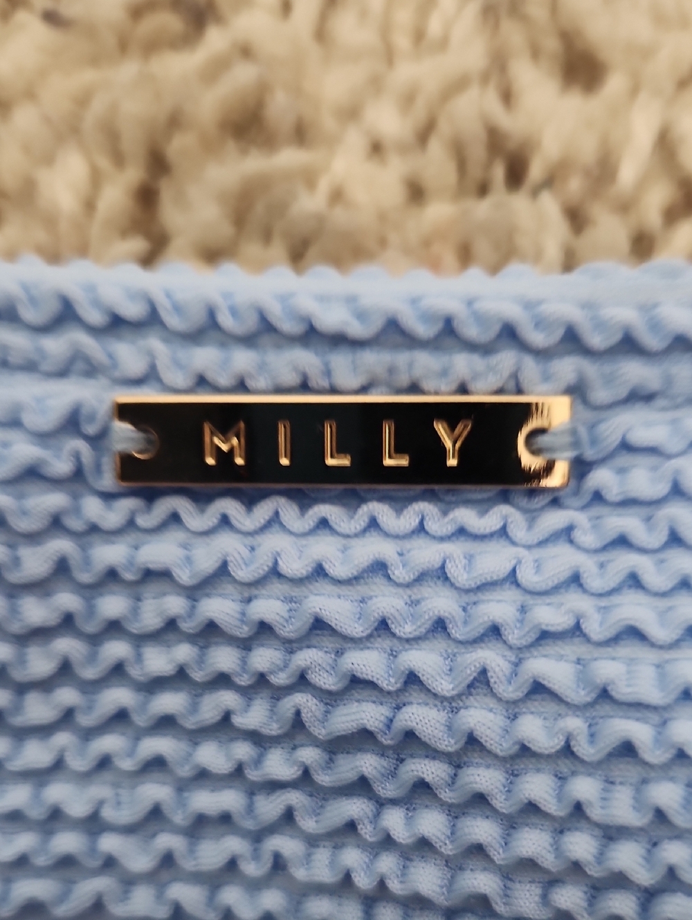 NWT Milly Margot Solid Bandeau Set. Size M - Picture 5 of 10